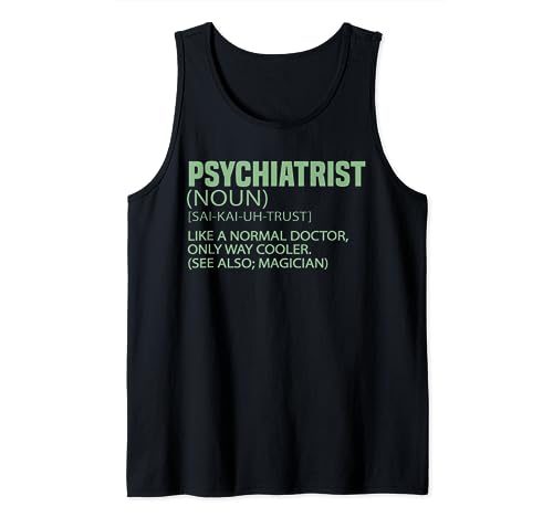 Técnico psiquiátrico Enfermera de salud mental Trabajo social psiquiátrico Camiseta sin Mangas